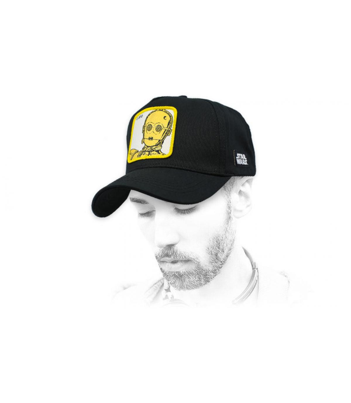 Cap C-3PO schwarz Curve Star Wars C-3PO Cap C-3PO schwarz Curve Star Wars C-3PO